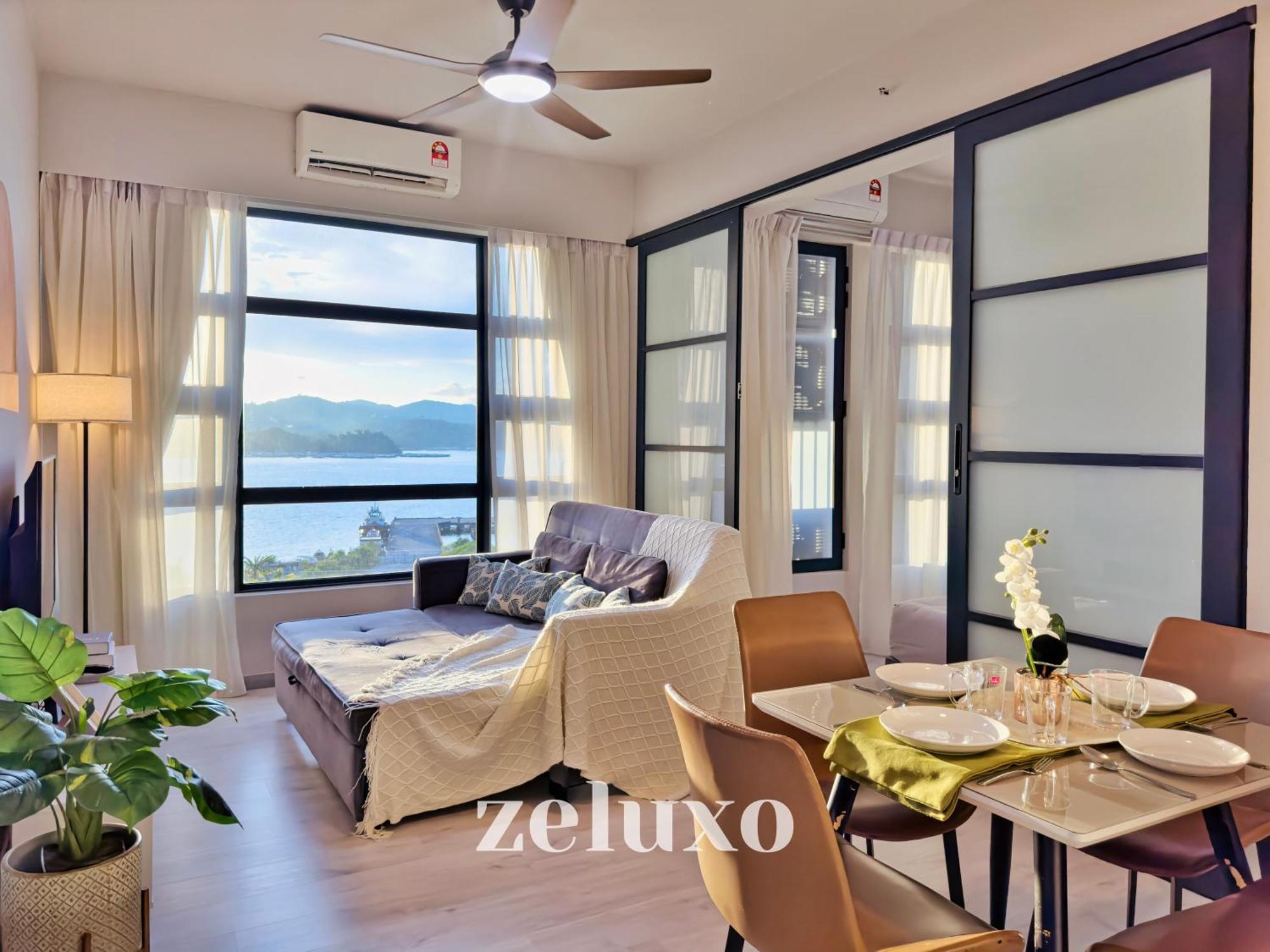 #5 Jesselton Quay City Pads Seaview By Zeluxo Kota Kinabalu Ngoại thất bức ảnh