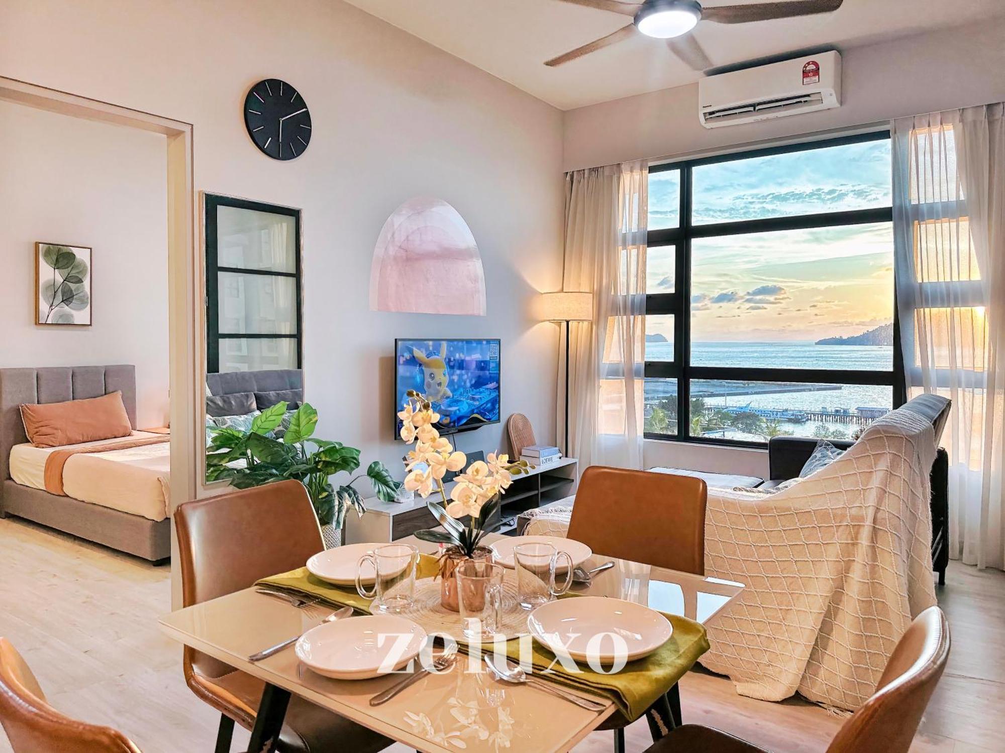 #5 Jesselton Quay City Pads Seaview By Zeluxo Kota Kinabalu Ngoại thất bức ảnh