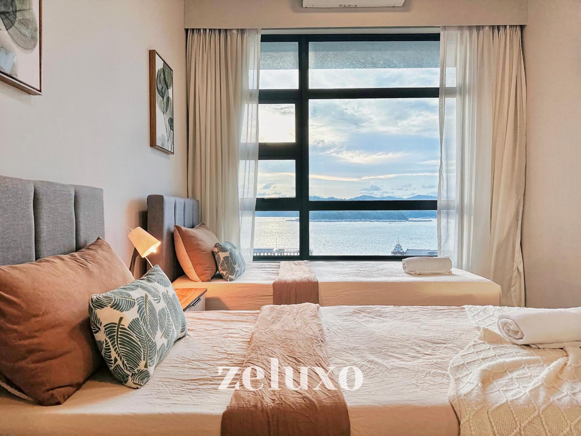 #5 Jesselton Quay City Pads Seaview By Zeluxo Kota Kinabalu Ngoại thất bức ảnh